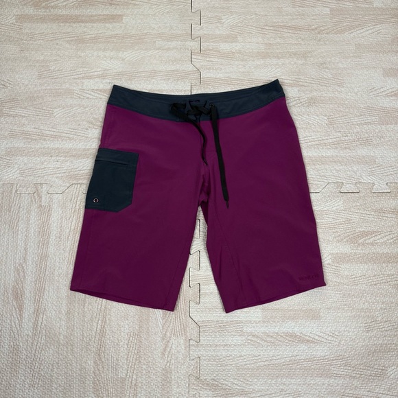 Patagonia Women’s Girona Board Shorts Swim Trail Hike Purple Shorts Size 6 - Picture 3 of 14